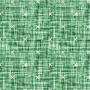 emerald green linen no. 2 x