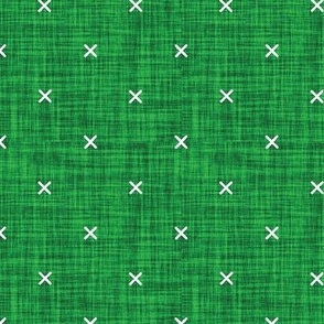 emerald green linen no. 1 x
