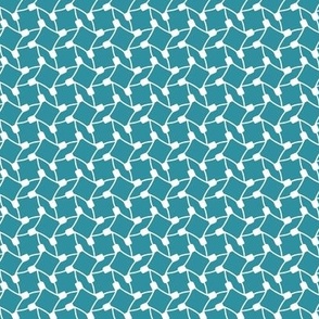 Chatham Square - Geometric Teal Small Scale