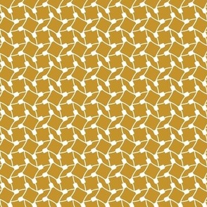 Chatham Square - Geometric Goldenrod Yellow Small Scale