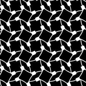 Chatham Square - Geometric Black and White Regular Scale