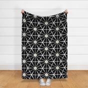 Luminous - Black and White Geometric Jumbo Scale