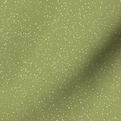 Textured speckled solid olive large scale