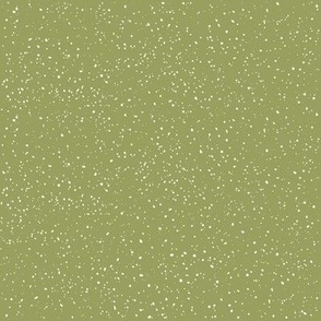 Textured speckled solid olive large scale