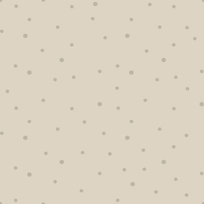 Aria Petals Coordinates Taupe on Sand Polka Dots