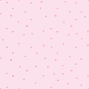 Aria Petals Coordinates Coral Reef on Pink Lady Polka Dots