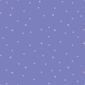 Aria Petals Coordinates Lilac on Blackberry Polka Dots