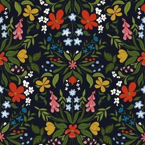 Folk Art Floral