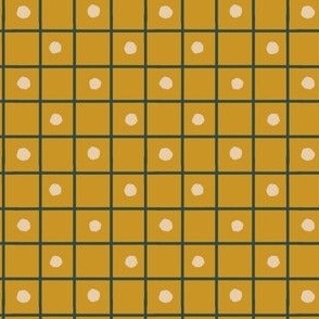 Mustard Checker Spots