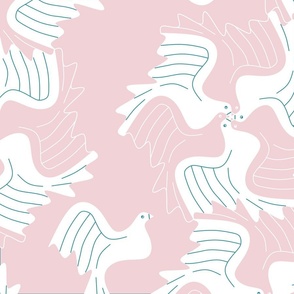 Cotton Candy Dove Tessellation