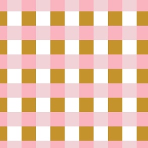 Gingham Mustard and Candy