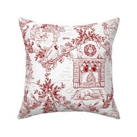 Traditional Christmas Toile Christmas fabric