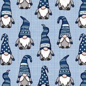 Christmas gnomes blue light blue G01