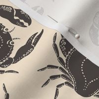 Crab Invasion-Offwhite and black