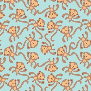 Monkey Dance - Turquoise