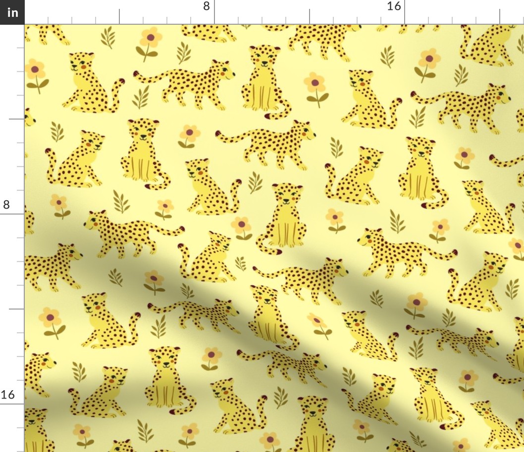 Cheetah babies - yellow