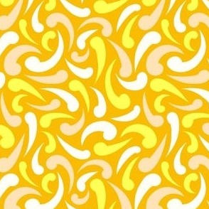 Sunshine Abstract Swirls - Small Scale
