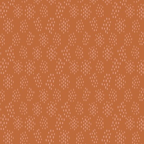 Sweet animal baby dots - Terracotta