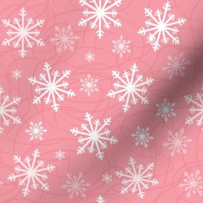 Snow Flurries - Pink