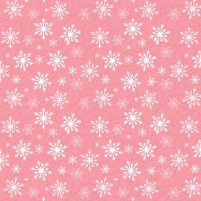 Snow Flurries - Pink