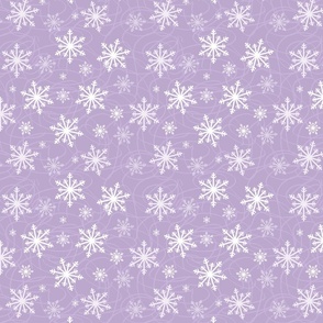 Snow Flurries - Purple