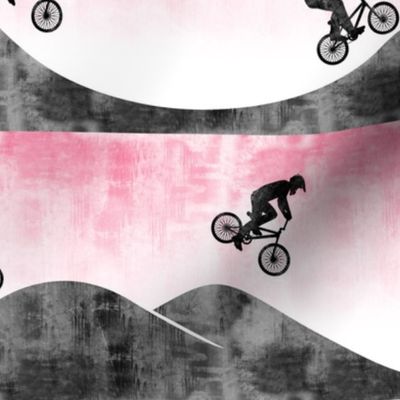 BMX  / Bicycle Motocross - dirt bike - pink - LAD21