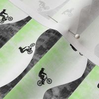 (small scale) BMX  / Bicycle Motocross - dirt bike - green - LAD21