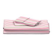 Cherry Blossom Stripes (Vertical) - candy pink