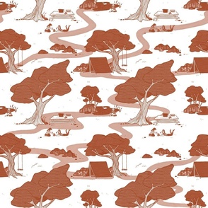 The Great Outdoors Toile
