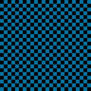 Blue Black Checkerboard (larger)