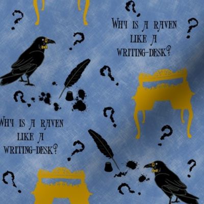 Why is a Raven like a Writing Desk? - Blue