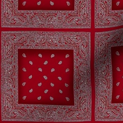 Bandana Reds Squares