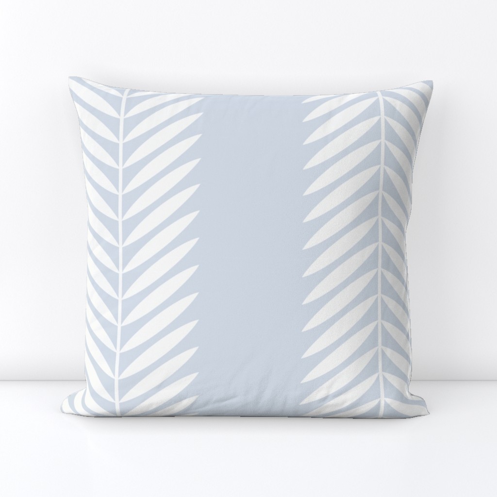 Custom Laurel Leaf Stripe d5dde7 soft blue