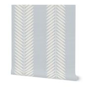 Custom Laurel Leaf Stripe d5dde7 soft blue