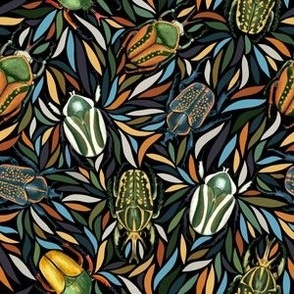 Beetles in Foliage