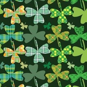 Patterned Shamrocks