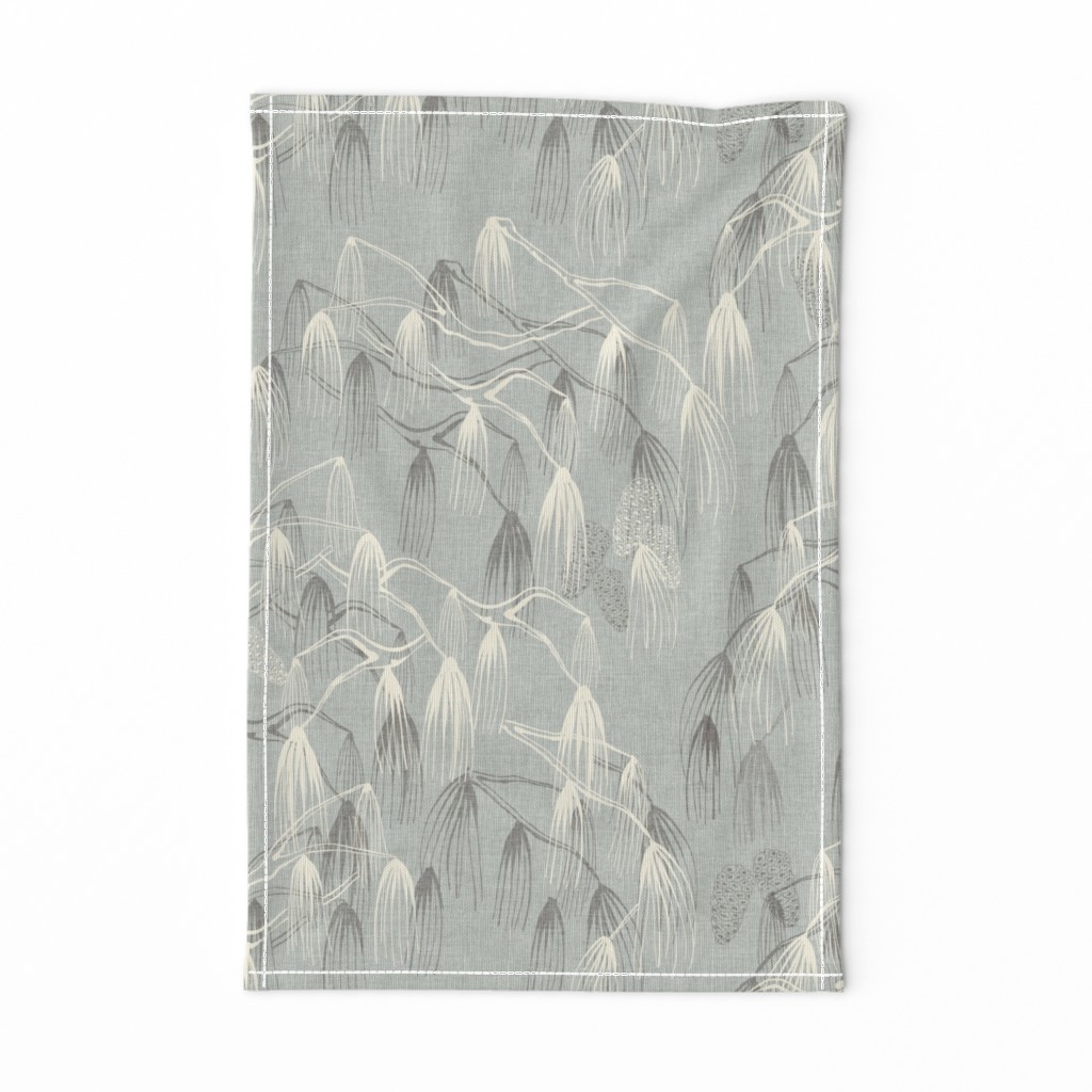 Long Leaf Pines, Textural Silver and  Sage