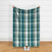 Weekender Plaid - Autumnal Bounty Teal Jumbo Scale