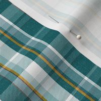 Weekender Plaid - Autumnal Bounty Teal Small Scale