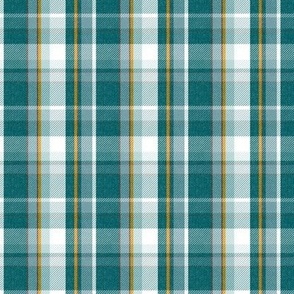 Weekender Plaid - Autumnal Bounty Teal Small Scale