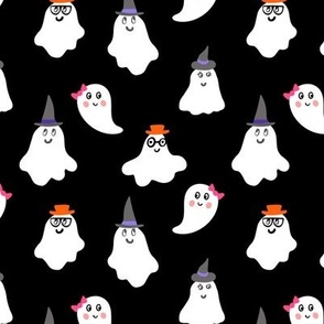 Hipster Ghosts Black