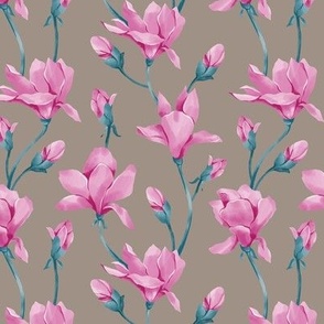 Magnolia Floral Pattern