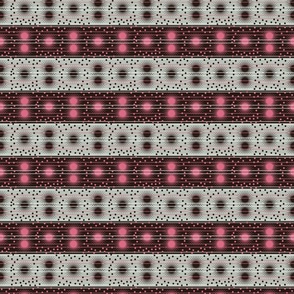 Starburst Stripes-pink/gray/black (small scale- 2"stripes)