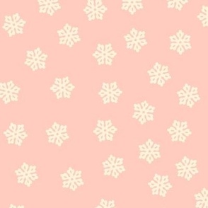 Pink Christmas Baby: Snowflakes