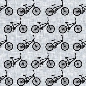 BMX bikes - black on grey - LAD21