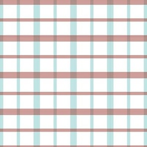 Gingham Green and Red