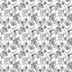 Floral Mix White
