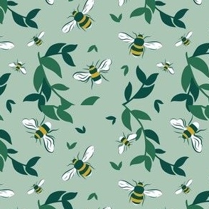 Bees & Leaves // Mint