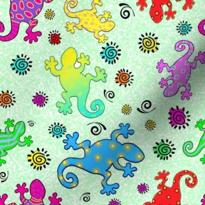 Tropically Whimsical Geckos