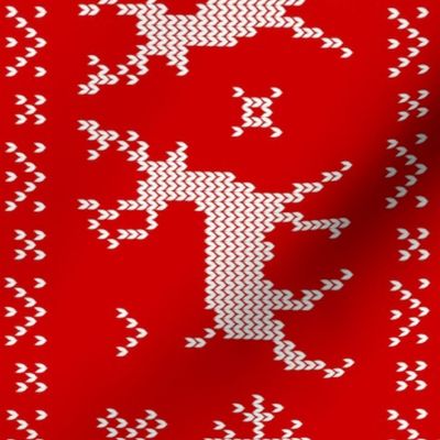 Xl Ugly Christmas Sweater Red Rotated - extra large scale